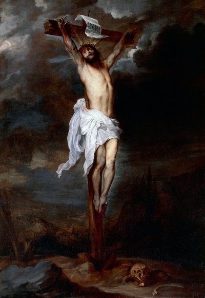 Crucifixion, ca 1621-1625, af Anton van Dyck (1599-1641), olie på lærred af Anthony van Dyck