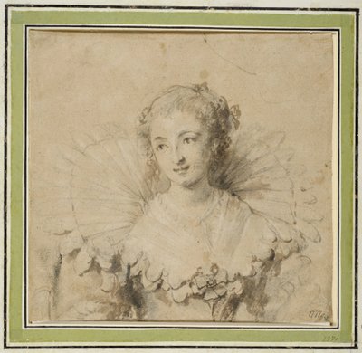 Portræt af en dame af Anthony van Dyck