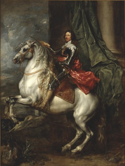 Ridesportræt af Thomas Frans af Savoyen, prinsen af Carignano af Anthony van Dyck