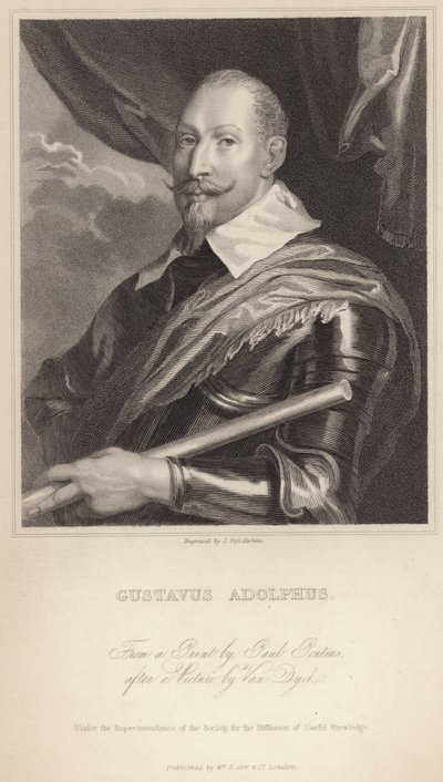Gustav Adolf II af Sverige af Anthony van Dyck