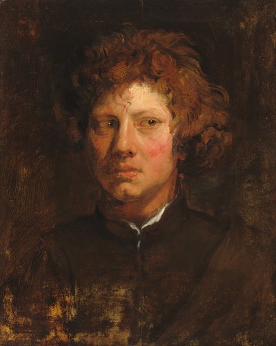Leder af en ung mand, ca. 16171618. af Anthony van Dyck