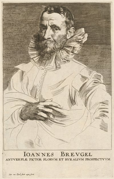 Jan Bruegel den Ældre, sandsynligvis 16261641. af Anthony van Dyck