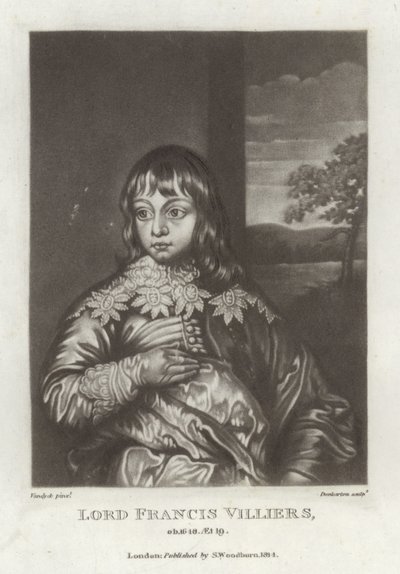 Lord Francis Villiers af Anthony van Dyck