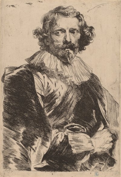 Lucas Vorsterman, sandsynligvis 16261641. af Anthony van Dyck
