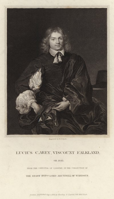 Lucius Carey, Viscount Falkland, født 1643 af Anthony van Dyck