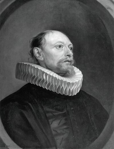 Man with a Ruff, 1600-tallet. af Anthony van Dyck
