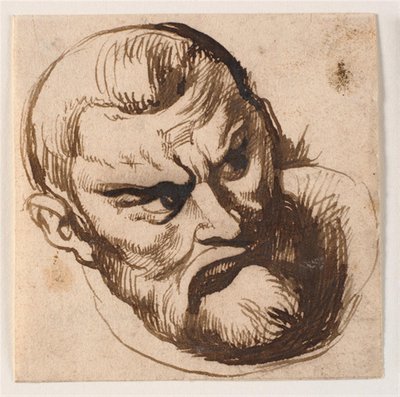 Mandehoved af Anthony van Dyck