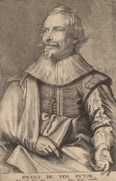 Paul de Vos, sandsynligvis 16261641. af Anthony van Dyck
