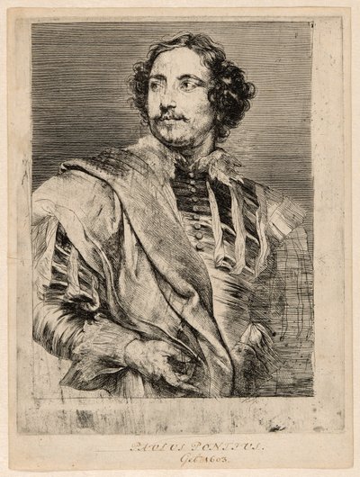 Paulus Pontius af Anthony van Dyck