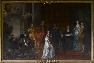 Philip Herbert (1584-1650), 4. jarl af Pembroke og hans familie af Anthony van Dyck
