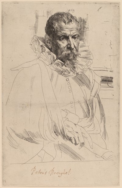 Pieter Bruegel den Yngre, sandsynligvis 16261641. af Anthony van Dyck