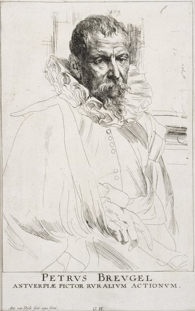 Pieter Brueghel af Anthony van Dyck