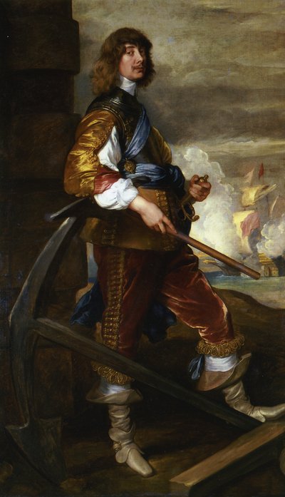 Portræt af Algernon af Anthony van Dyck