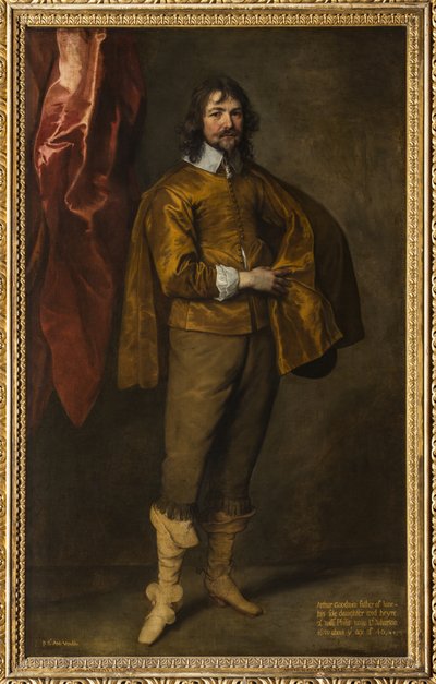 Portræt af Arthur Goodwin af Anthony van Dyck