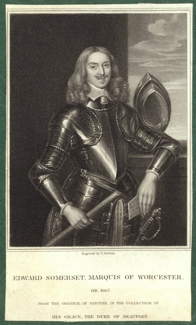 Portræt af Edward Somerset, markgreve af Worcester af Anthony van Dyck