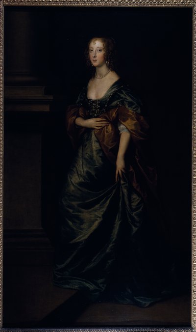 Portræt af Elizabeth Cecil, grevinde af Devonshire, ca. 1639 (olie på lærred) af Anthony van Dyck