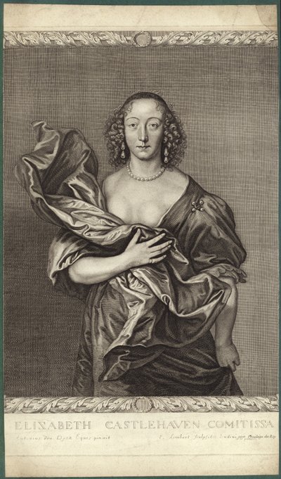 Portræt af Elizabeth, grevinde af Castlehaven af Anthony van Dyck