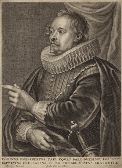 Portræt af Engelbert Taye af Anthony van Dyck