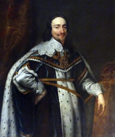Portræt af kong Charles I af England (olie på lærred) af Anthony van Dyck