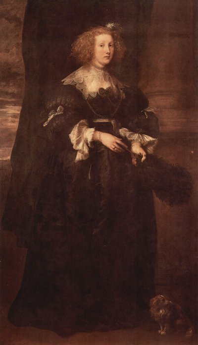 Portræt af Maria de Raet af Anthony van Dyck