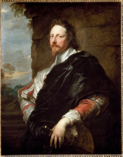 Portræt af Nicolas Lanier (olie på lærred af Anthony van Dyck