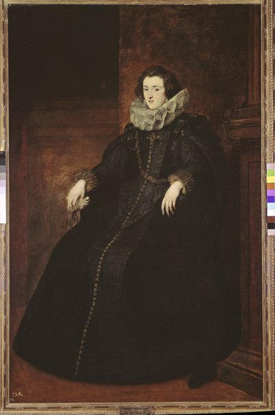 Portræt af Policena Spinola af Anthony van Dyck