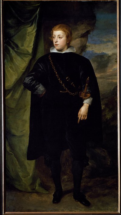 Portræt af Prins Karl Ludwig Von der Pfalz af Anthony van Dyck