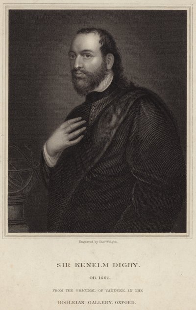 Portræt af Sir Kenelm Digby af Anthony van Dyck