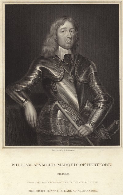 Portræt af Sir William Seymour, hertug af Somerset af Anthony van Dyck