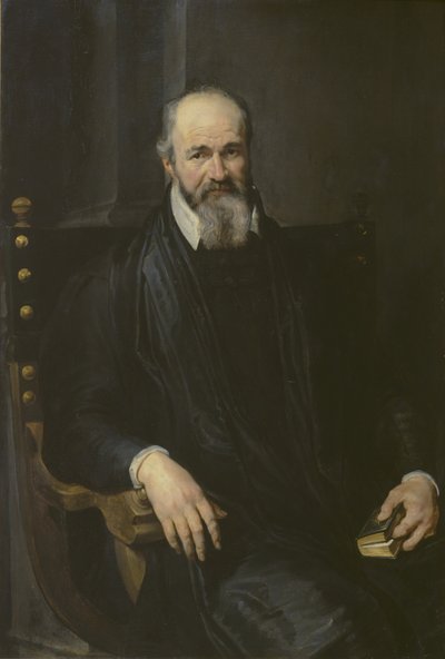 Portræt af en mand i en lænestol, 1616-18 af Anthony van Dyck