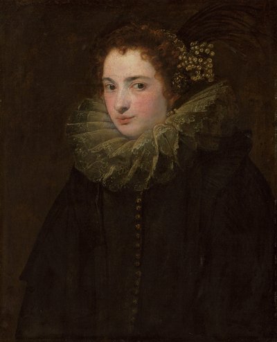 Portræt af en ukendt kvinde af Anthony van Dyck