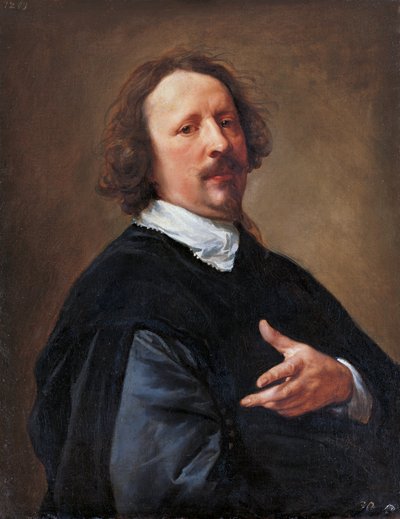 Portræt af maleren Gaspard de Crayer (1584-1669) af Anthony van Dyck
