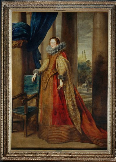 Formodet portræt af markgrevinde Jeronima Spinola-Doria ... af Anthony van Dyck