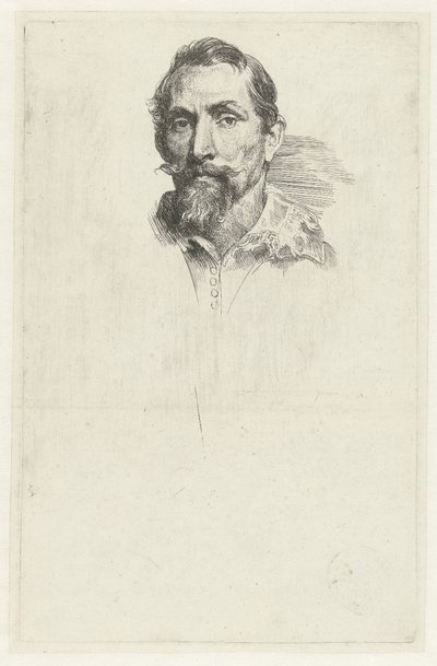 Portræt af Frans Snijders af Anthony van Dyck