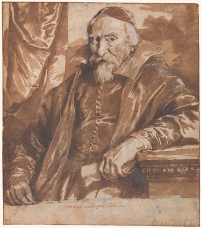Portræt af Wenzel Coeberger (Coebergher) af Anthony van Dyck