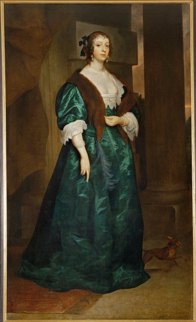 Posthumt portræt af Mary Fielding (maleri på lærred) af Anthony van Dyck