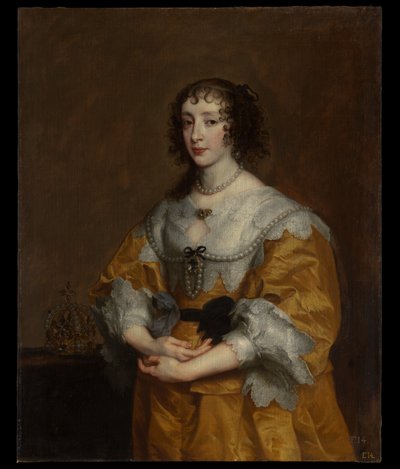 Dronning Henrietta Maria af Anthony van Dyck