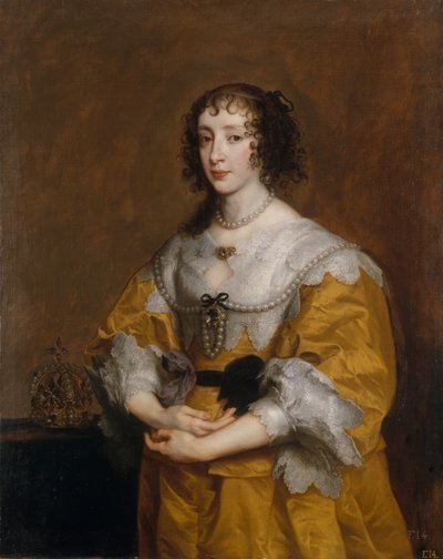 Dronning Henrietta Maria, 1636. af Anthony van Dyck