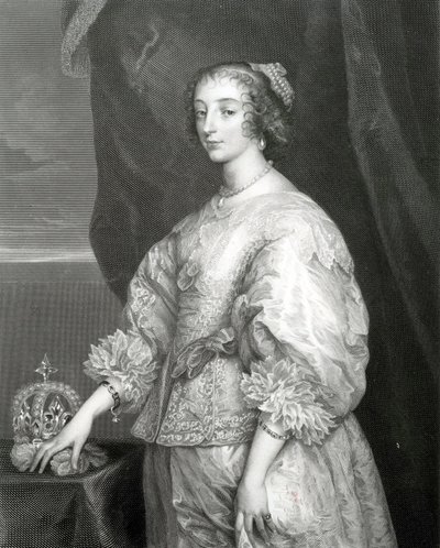 Dronning Henrietta Maria, 1851 af Anthony van Dyck