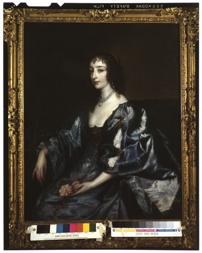 Dronning Henrietta Maria af England, c.1636-38 af Anthony van Dyck