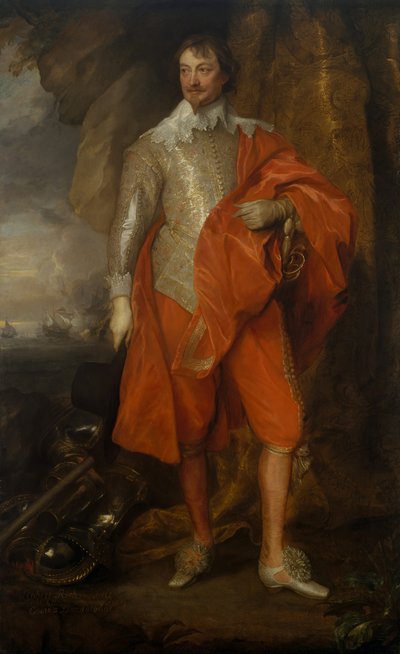Robert Rich 1587-1658, anden jarl af Warwick, ca. 1632-35. af Anthony van Dyck
