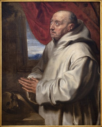 Sankt Bruno (Bruno karteuseren, omkring 1030-1101). Maleri af Antoine (Antoine eller Antoon eller Anton) Van Dyck (1599-1641), olie på lærred af Anthony van Dyck