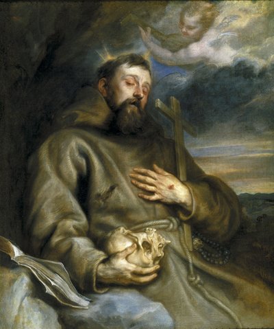 Sankt Frans af Assisi i ekstase af Anthony van Dyck
