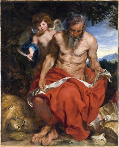 Sankt Jerome af Anthony van Dyck