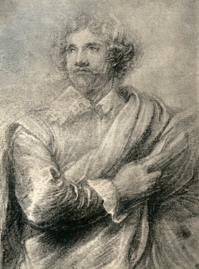 Studie til maleriet af gravøren Peter De Jode den Yngre, 1913. af Anthony van Dyck