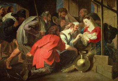 Hyrdernes tilbedelse, c.1616-18 af Anthony van Dyck