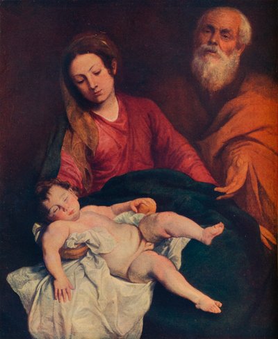 Den hellige familie, c1624 af Anthony van Dyck