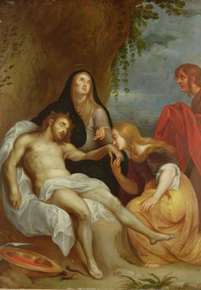The Lamentation (panel) af Anthony van Dyck