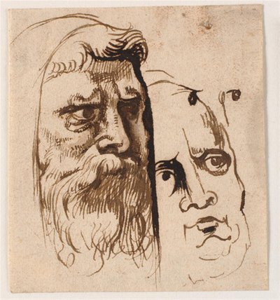 To mandshoveder af Anthony van Dyck