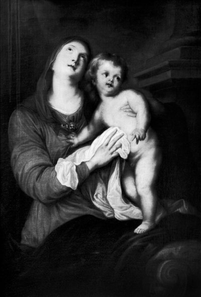 Jomfru og Barn af Anthony van Dyck